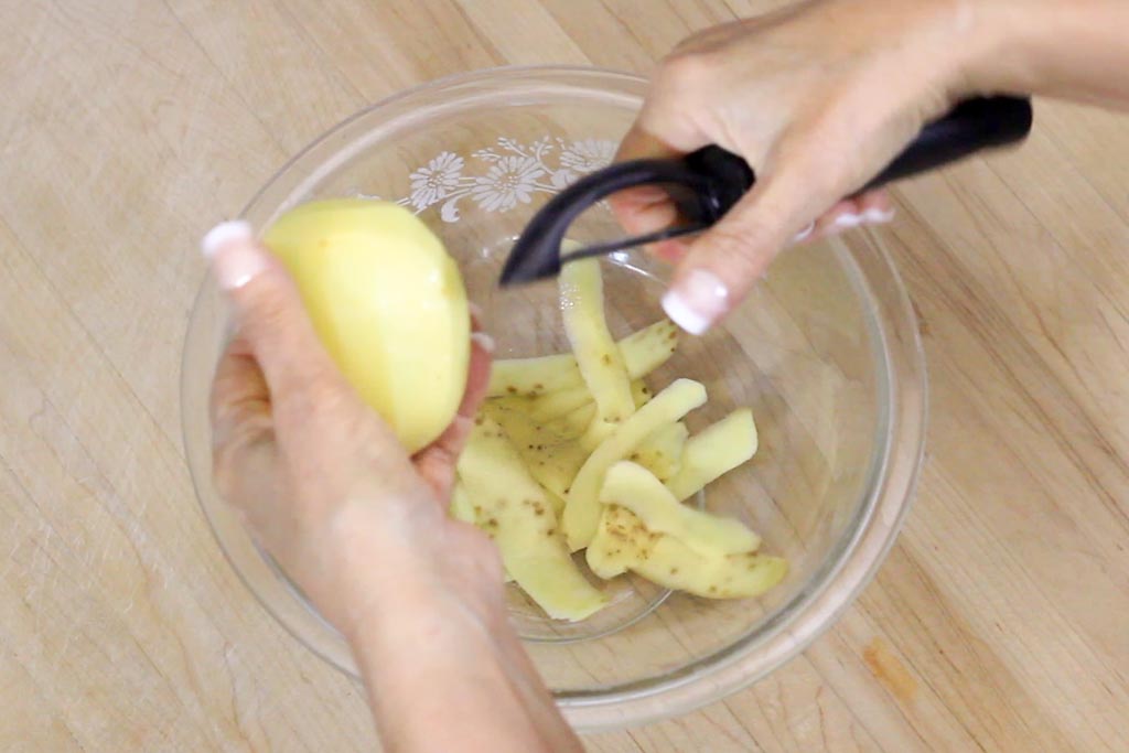 #2 Peel the potatoes